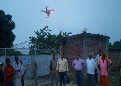 Camera drones will look at those open defecation