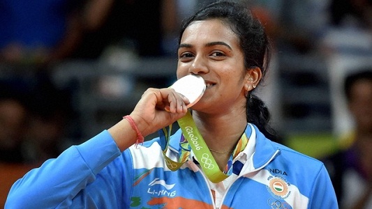 Rio, the daughter of the Indian PV Sindhu created history