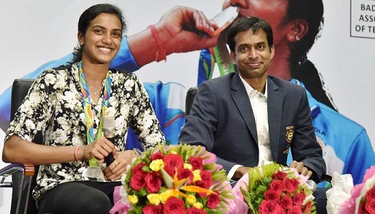 Sindhu dismissed Telangana minister's offered , said my best coach Gopichand