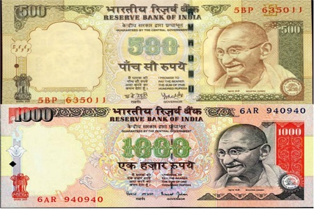 500-1000 note ban issue