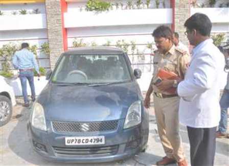 Lucknow Hassanganj Innocent rape killed in car