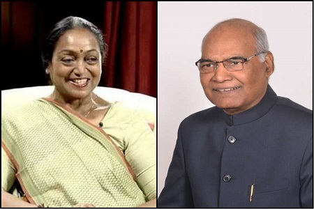 presidential election in india meera kumar and ramnath kovind