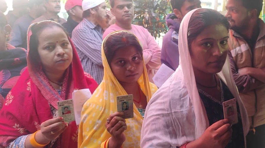 Fast pace of voting in Jharkhand, about 48% voting till 1 pm