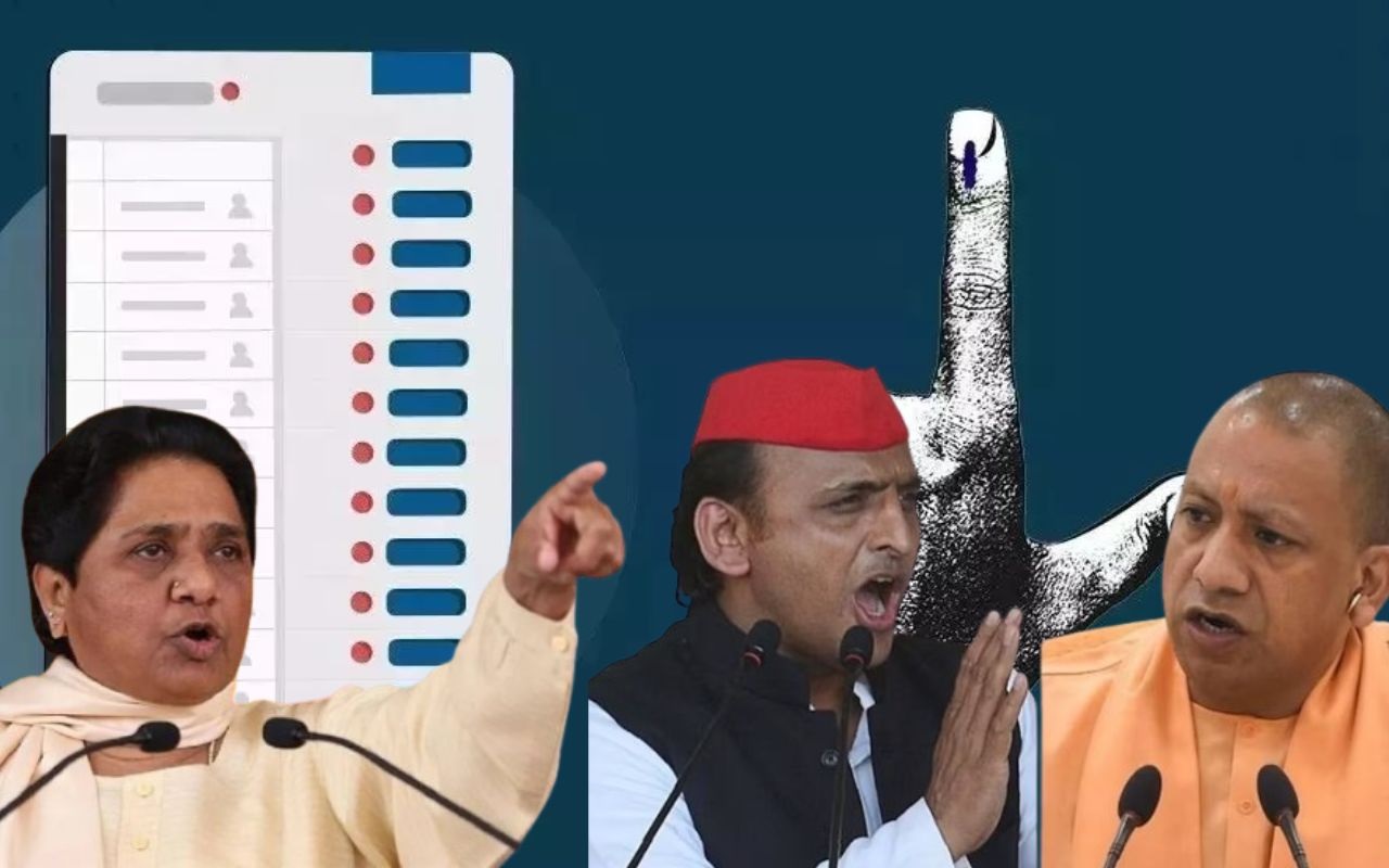 Voting on nine seats of UP till 1 pm