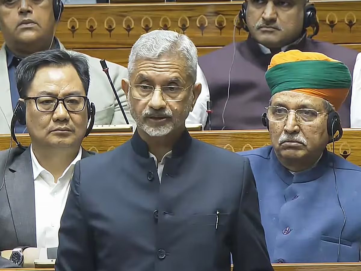 Jaishankar told in Parliament how much India-China relations have improved, including the withdrawal of troops on LAC